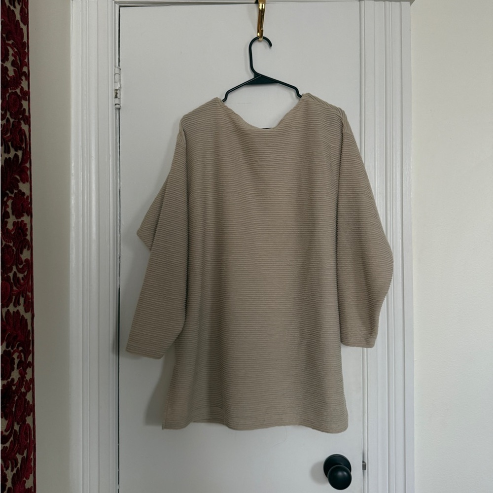 Ribbed Texture Sweater